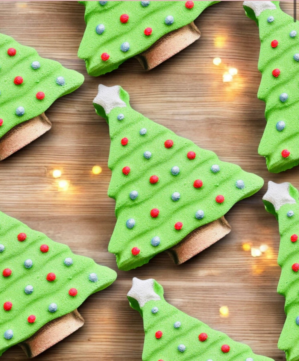 Green star bath bomb