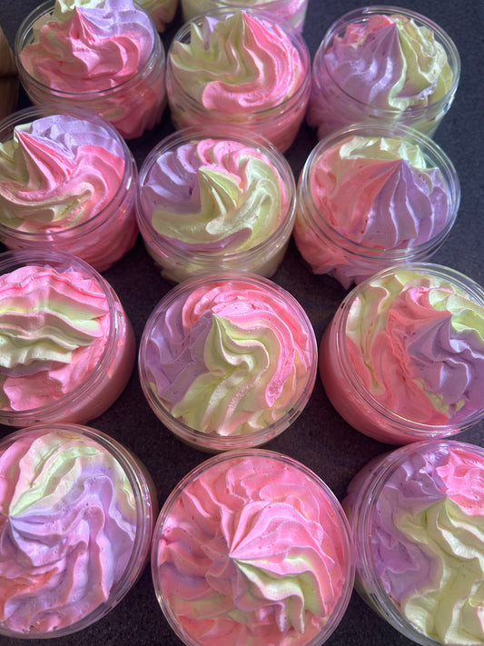 Whipped soap
