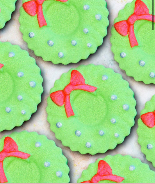 Mistletoe bath bomb